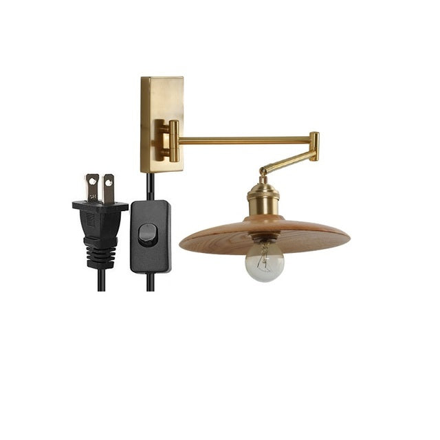 Left Right Rotate LED Wall Lamp ( US plug in switch )