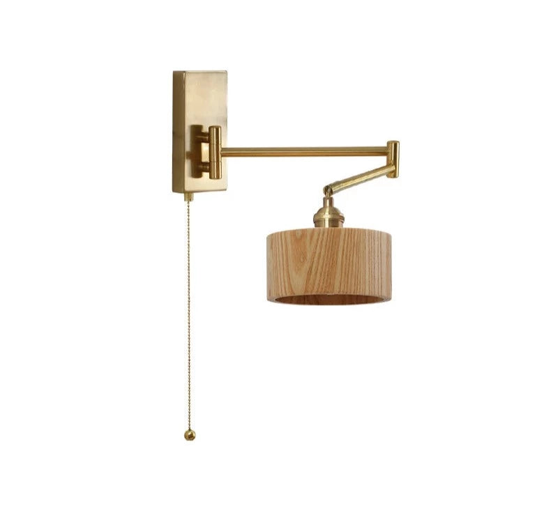 Left Right Rotate LED Wall Lamp ( Pull chain switch )
