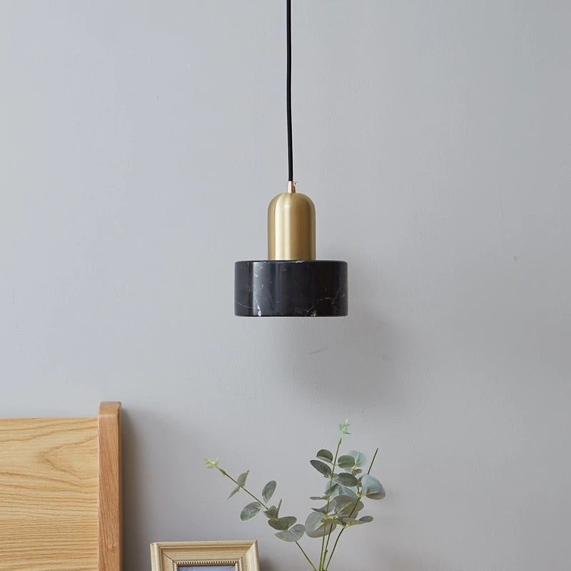 Modern Marble LED Wall Lamp ( Pull chain switch )