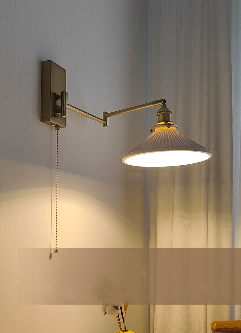Nordic Modern LED Wall Sconce Left Right Rotate ( no switch )